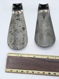 2 Vintage Shoe Horns"Gold Bond Shoes Sears Roebuck, The Holmes Co. - Picture 1 of 4