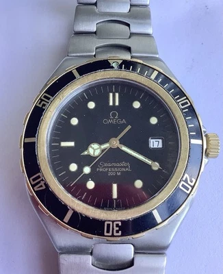 Bisel Omega Seamaster Vintage Oro 18k Dos Tonos Foto 1 de 4