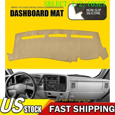 Alfombrilla de tablero para Chevrolet Silverado 1500 2500 3500 99-06 1~10X Foto 1 de 4