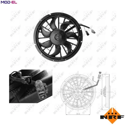 FAN ENGINE COOLING 47702 FOR B5204FT/5202S/5204T2/5204T/5202FS/5204FS 2.0L 5cyl - Image 1 of 4