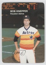 1985 Mother's Cookies Houston Astros Stadium Giveaway Bob Knepper #20