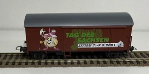 Sachsenmodell H0 78798 ged. Güterwagen "Tag der Sachsen 2001" gebraucht & OVP - Picture 1 of 5