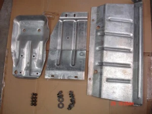 1988-1994 GMC Chevy C/K Truck, Suburban OEM 4WD ALUMINUM SKID PLATE SET - Picture 1 of 13