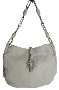 MANIA MADE IN ITALY Mint Green Botero Leather Handbag Purse With Chain Handle - Picture 1 of 16