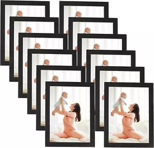 CRUGLA 5X7 Magnetic Picture Frames for Refrigerator 12 Packs, Modified Magnetic  - Picture 1 of 12