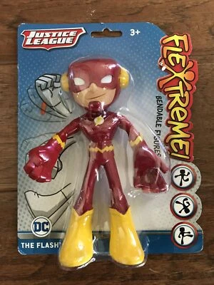 Figura de acción DC Justice League Flextreme FLASH flexible 7” nueva (SNST1) Foto 1 de 2
