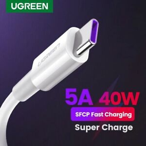 For Huawei USB-C Type C 5A 40W Super Fast Charge SFCP Cable Cord Lead Ugreen