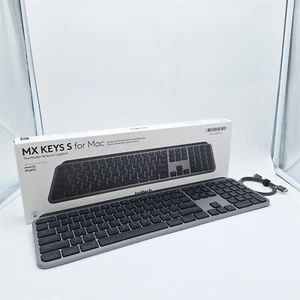 Logitech MX Keys S for Mac, Wireless Keyboard - Space Grey *READ* - Picture 1 of 7