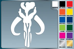 MYTHOSAUR Signet Icon cut vinyl decal #1 Star Wars The Mandalorian Sticker - Picture 1 of 1