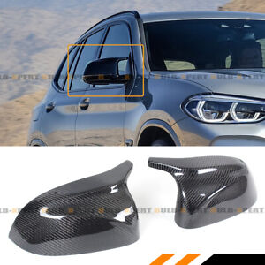 FOR 2018+ BMW X3 X4 X5 G01 G02 G05 M HORN CARBON FIBER REPLACEMENT MIRROR COVERS