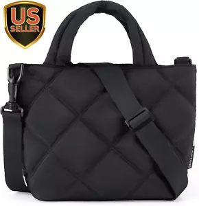 Crossbody Bags for Women, Quilted Grid Puffer Tote Handbag Shoulder Bag Small... - Picture 1 of 1