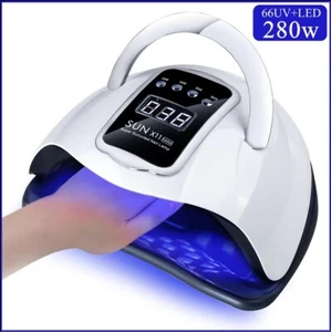 280W Lamp Nail LED UV Tool Professional Polish Dryer Gel Acrylic Curing Light A - Picture 1 of 12