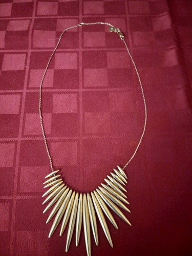 "Michael Kors Collana Regolabile Sunburst tono oro 15 17"