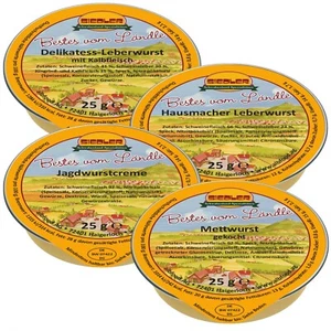 (23,98€/kg) Siedler MixBox streichfähig 24x25g Wurst Sortiment albfood Portionen - Bild 1 von 6