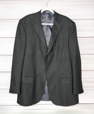 Abrigo deportivo Oscar De La Renta Blazer Traje Chaqueta Mezcla Viscosa 46L Foto 1 de 4