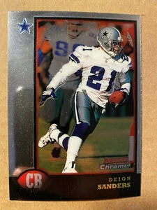 DEION SANDERS 1998 Bowman Chrome #109 DALLAS COWBOYS - Picture 1 of 1