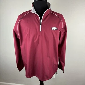 Russell Athletic Arkansas Razorbacks Übergangsjacke Herren Medium Windbreaker - Bild 1 von 5