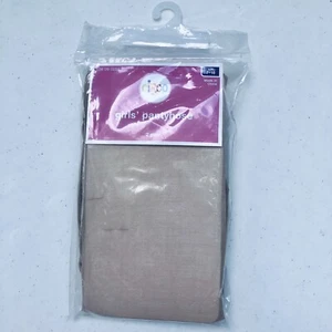 2 Pair Circo Girls' Beige Pantyhose Size 7-10 - Picture 1 of 2