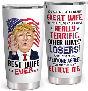 20 Oz Tumbler Gift for Wife –Anniversary, Birthday,Valentine’s Day, Romantic Cup - Picture 1 of 7