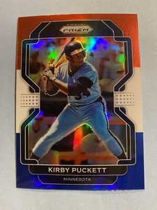 2022 Prizm Baseball Kirby Puckett Red White Blue Prizm Minnesota Twins🔥🔥🔥