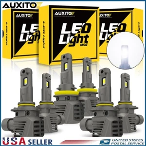 50000LM 9005 9006 LED Headlight Bulbs Conversion Kit High Low Beam Bright White - Picture 1 of 19