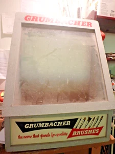 3C - Vintage GRUMBACHER Künstler Pinsel Thekenvitrine - Bild 1 von 3
