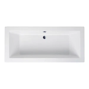 Aloni Acryl-Badewanne Ablauf Mitte Weiß (TxBxH) 180 x 80 x 60 cm - Bild 1 von 4