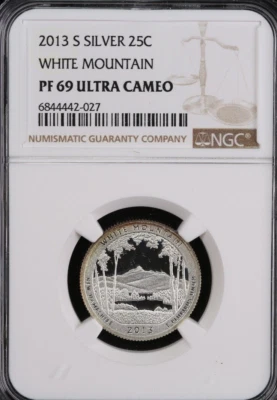 2013-S ATB Silver Quarter. NGC PF69. Affordable Collectible Coin. Store #15817 - Image 1 of 3