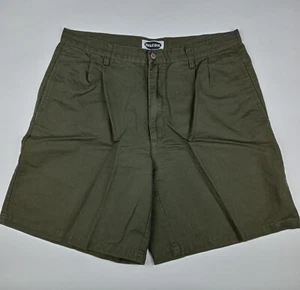BUGLE BOY Vintage Shorts w/ Pockets Men's Size 38 Olive Green Casual - Picture 1 of 8