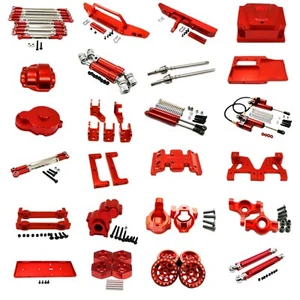 Aluminum metal Upgrade parts red Fit For 1/10 FTX5579 Outback RGT 86100 86110 Rc - Picture 1 of 47
