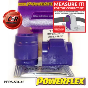 Powerflex Trasero Arb Rodamientos de Montaje 16mm para BMW 6 Serie E24 1982-1989 - Imagen 1 de 12