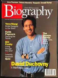 BIOGRAPHY Magazine JUNE 1998 - X-FILES David Duchovny - Donald Trump (Mint) - Picture 1 of 8