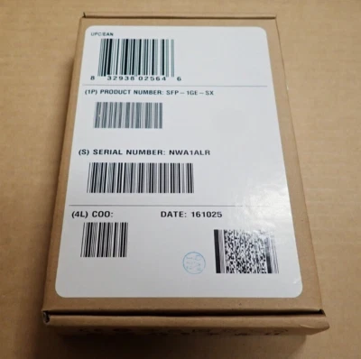 NEW Juniper SFP-1GE-SX 1GbE 1000Base-SX LC SFP Optical Transceiver Module - Image 1 of 4