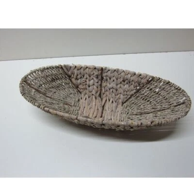 B-Ware Deko Schale Korb Tischdeko Wasserhyazinthe  Seegras Größe :42 x 17cm  - Bild 1 von 4