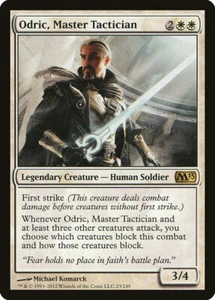ODRIC, MASTER TACTICIAN x4 mtg Very Light Play M13 Magic Core 2013 4 Rare - Bild 1 von 1