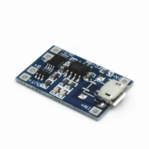 5V 1A Micro USB 18650 Lithium Battery Cell Charger Module + Protection Board - Picture 1 of 3