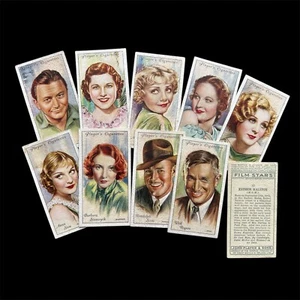 John Player Cigarette Cards Film Stars Second Series 1934 Pick your Card/s - Picture 1 of 49