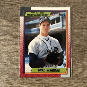 Mike Schwabe - 1990 Topps Major League Debut Card #111 - Detroit Tigers - Picture 1 of 2