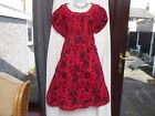 Lovely Red/multi Dress Size 18 By Mantardy