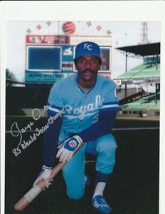Jorge Orta Autographed Signed 8x10 Photo – Kansas City Royals MLB - Picture 1 of 1