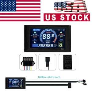 E-bike 24V-72V S966 Colour Display Power Speed Meter Control Panel with NFC US - Picture 1 of 14
