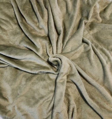 GREEN Minky Smooth Solid FABRIC 60" Wide x 1 Yard for Baby Quilt Blanket Iguana? - Image 1 of 4