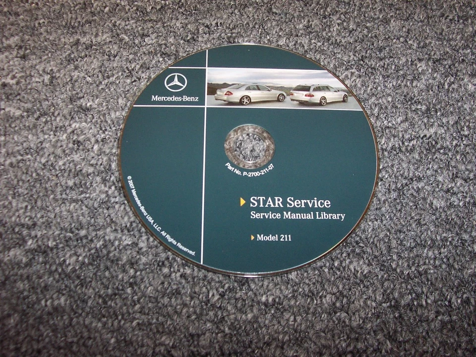 Mercedes Benz E320 2008 E350 E500 E550 E55 E63 AMG manual de reparación de servicio DVD Foto 1 de 1