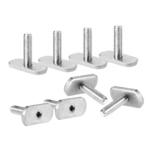8 Pcs Kayak Rail/Track M6 Screws & Nuts T Slot Bolt Replacement Stainless5407 - Picture 1 of 10