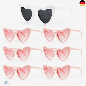 Meleager Herz Sonnenbrille, Bride to Be Herzbrille, 7 Paar Sonnenbrille - Bild 1 von 6