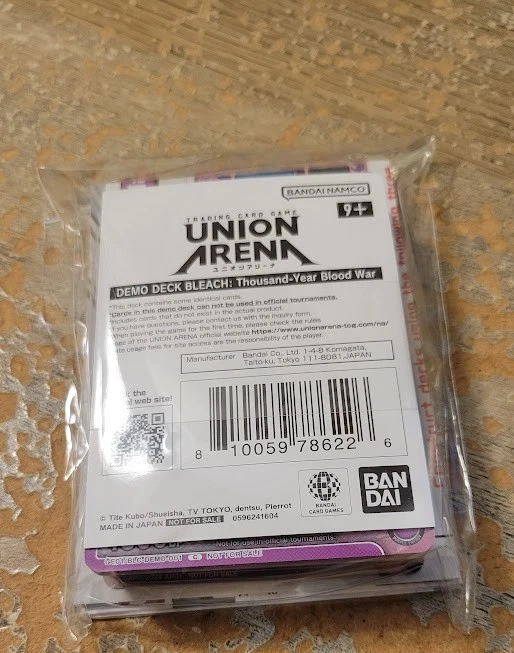 Union Arena Demo Deck Bleach Thousand-Year Blood War - Image 1 of 1