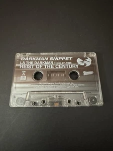 LA THE DARKMAN HEIST OF THE CENTURY PROMO SNIPPET CASSETTE TAPE 1998 WU TANG RAP - Picture 1 of 2