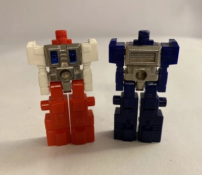 Lote de figuras Takara Robotech Blockman Robolink rojo azul Japón Transformer Gobots Foto 1 de 4
