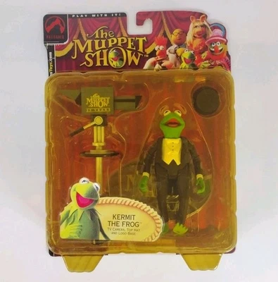 2002 Palisades Toys The Muppet Show 25 Years 4" Kermit The Frog Figure - Image 1 of 4