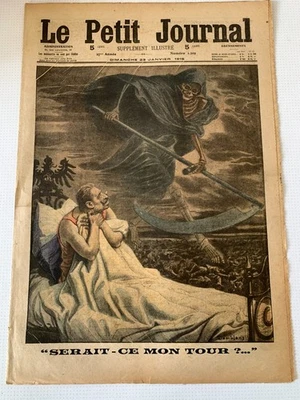 Le petit Journal illustré 23/01/1916; La mort "Est-ce mon tour"/ Les Achotniki - Image 1 of 2